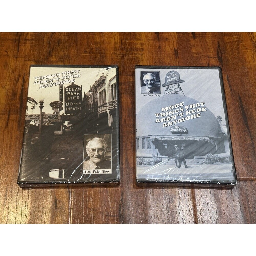 KCET Things that Aren't Here Anymore & More Things Ralph Story DVD Lot - New!